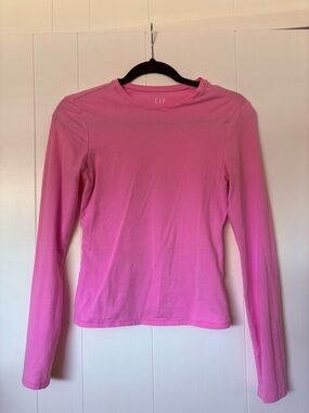 Hot pink GAP long sleeve top